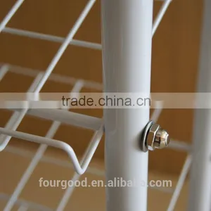 White Chrome Shoe Display Stand thumbnail-2