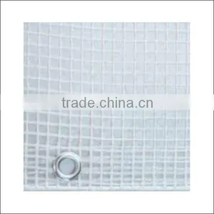 PE Waterproof Transparent Tarpaulin Sheet With Aluminium Eyelet thumbnail-1