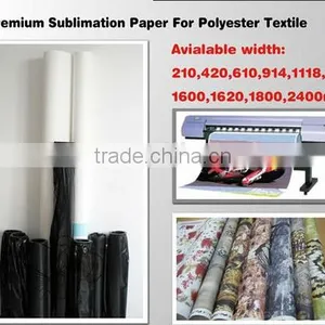 Fabric Textile/polyster Sublimation Transfer Paper Roll thumbnail-1