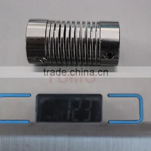 YUMO (LP D27 L50 10X10) Aluminium Shaft Couplings Spring Bellows Encoder Couplings thumbnail-6