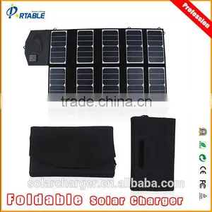 High Efficency 23% 65W Flexible Solar Panel Charger thumbnail-3