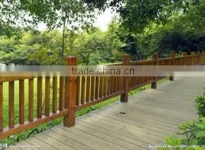 Factory Price Wood Color Aluminium Profiles for Road Railings thumbnail-4