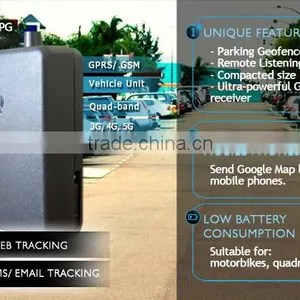 Vehicle GPS Tracker, Low Battery Consumption, SMS/ 3G, Quad-band, Remote Listening, SMS Parking Geofence - Mod. HPLOW PG thumbnail-3