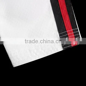 WTF Taekwondo Uniform Black+red Strips Taekwondo Suits thumbnail-3