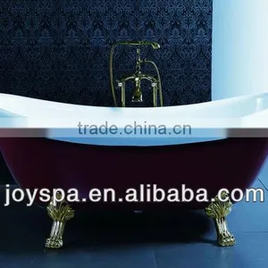 Deluxe Clawfoot Cast Iron Color Bathtubs thumbnail-1