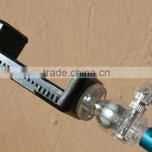 Plug and Play 3.5mm Handheld Monopod W/ Adjustable Mount Holder For Smart Phones thumbnail-5