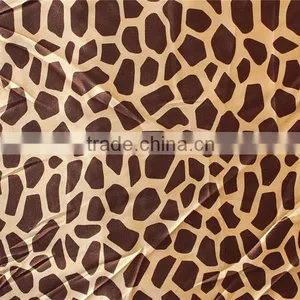 Wholesale Giraffe Pattern Stretch Satin Fabric, Polyester Satin Fabric thumbnail-2