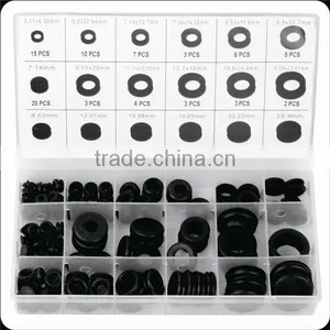 Hardware 125pc Rubber Washer Kit/Assortment/Set thumbnail-1