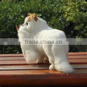 Handmade Voice Fabric Cute Cat Plush Pussy Toy thumbnail-6