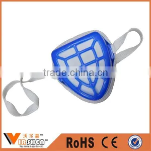 Non Woven Filter Mask Blue Colour Plastic Nose Dust Mask Cheap Price From China Factory thumbnail-1