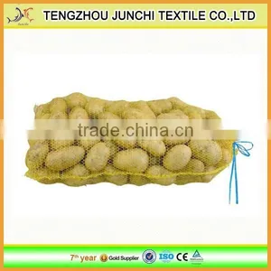 High-strength Orange Plastic pp Leno Drawstring Mesh Bag thumbnail-4