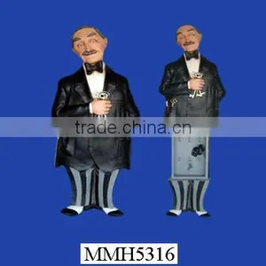 Handmade Butler Big Resin Figurines thumbnail-1