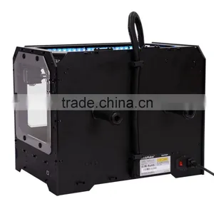 2016 3d Metal Printer 3D Machine Enclosed Frame FDM Dual Extruder 3D Printer For Sale thumbnail-5