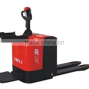China Top1 Manufacturer Anhui Heli Brand 2.0T Stand-on Electric Pallet Truck thumbnail-2
