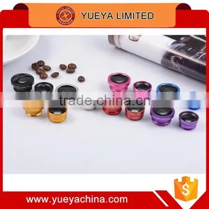 Universal Clip Fish Eye Lens Wide Angle Micro 3 in 1 for Cellphone thumbnail-1