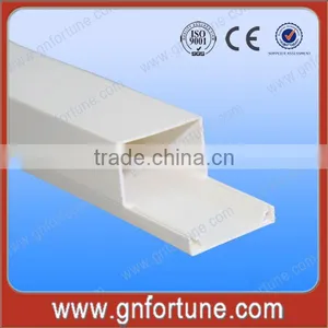 China Low Price Plastic White 40x40mm PVC Cable Canal thumbnail-1