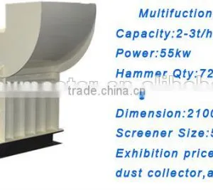 New Designed Wood Chips Hammer Mill Price / Wood Grinding Machine thumbnail-5