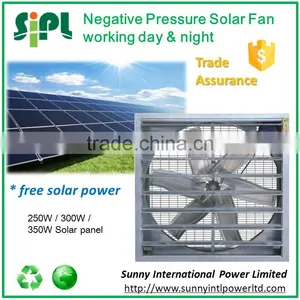 Industrial Ventilation Equipment 300 Watt Solar Powered Large Hot Air Exhaust Fan thumbnail-1
