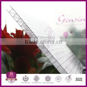 8/10mm Anti-fog Polycarbonate Hollow Roofing Sheets for Greenhouse thumbnail-3