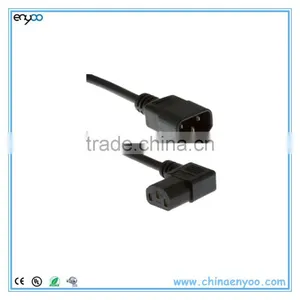 C14 to C13 Right Angle Power Cable - CPU Power Cord thumbnail-1