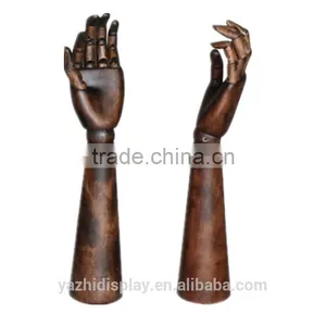 Vintage Wooden Mannequin Hand for Jewelry Display thumbnail-1