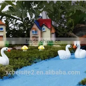 Cy309 Artificial Three-dimensional Whale DIY Resin Swan Crafts Garden Moss Micro View Decorations thumbnail-5