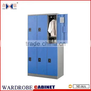 Steel 6 Doors Wardrobe Lockers 6 Doors Metal Wardrobe Lockers thumbnail-4