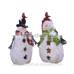Christmas Snowman Led Lights Figurine Table Decoration thumbnail-1