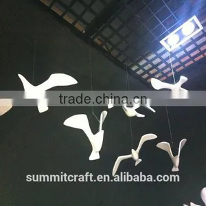 Fiberglass Custom Resin Flying Bird Statue Window Display thumbnail-1