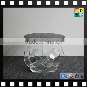 Customzied Clear Acrylic Coffee Table / PMMA High End Coffee Tables From China Manufacturer thumbnail-5