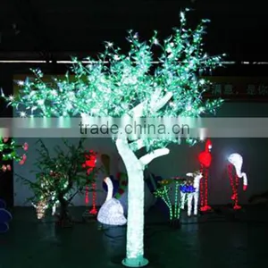 Home Garden Decorative 350cm Height Outdoor Artificial Green Flashing LED Solar Lighted up Mashroom Trees EDS06 1429 thumbnail-4