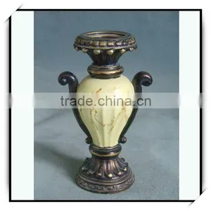 High Quality Handmade Vintage Style Polyresin Church Candle Holder thumbnail-1
