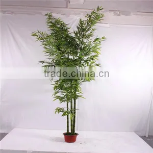 Artificial Green Bamboo Plant Real Trunk in Factory Price Good Quality thumbnail-1