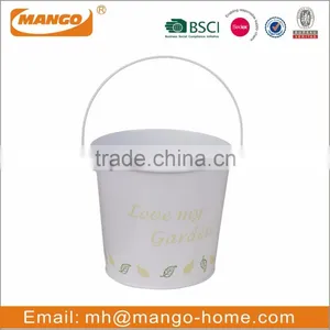 Hanging Galvanized Paint Metal Bucket thumbnail-2