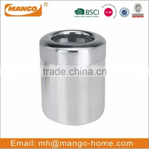 Round Metal Table Mini Trash Can thumbnail-2