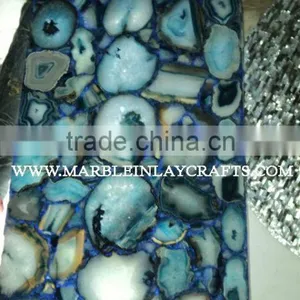 Gemstone Blue Agate Slabs thumbnail-1