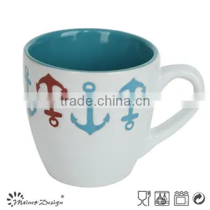 Traditional European Style Tea Sets/Colored Bulk Ceramic Porcelain Tea Coffee Cup And Saucer thumbnail-6