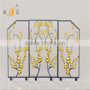 2017 House New Design Living Room Decorative Cheap Antique Folding Screen thumbnail-3