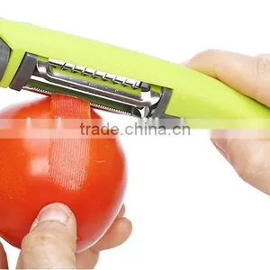 Cute Kitchen Tool , Hand Adjustable Multifunction Tri-Blade Peeler thumbnail-6