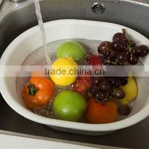 Fashionable Collapsible Salad Bowl Fruit Wash Bowl thumbnail-1