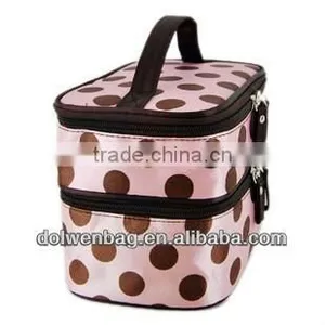 2014 Popular Pot Cosmetic Bag for Womens With Waterproof Nylon thumbnail-1