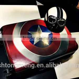 Hard Shell Travel Luggage Trolley Suitcase Printing Luggage thumbnail-6