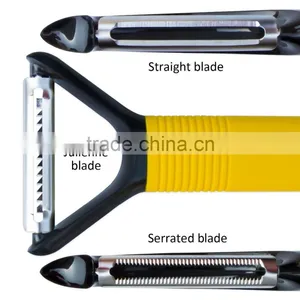 Amazon Selling Custom Color OEM Quality Potato Peeler With Silicone Handle thumbnail-5