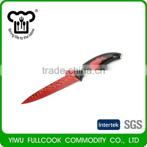 Newest Selling Unique Design Scale Surface Colored Kitchen Knife Set thumbnail-2