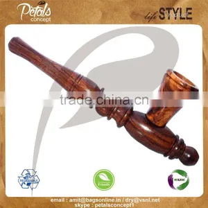 2017 Exclusive Hot Selling Popular Ebony Wood Smoking Pipe thumbnail-1