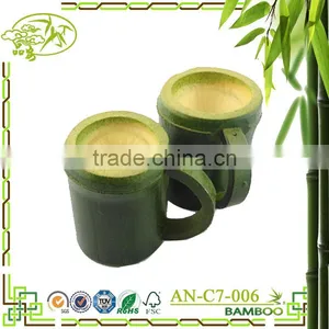 Wholesale Cheap 100% Natural Drinking Bamboo Cup thumbnail-2