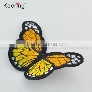 Hot Sale Lifelike Butterfly Embroidery Textile Patch for Garment Accessory thumbnail-2