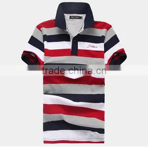 Men's Engineering Stripe Polo Shirt thumbnail-1