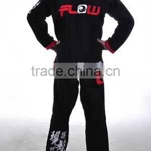 Pearl Weave Fabric Bjj gi Kimono Custom Logo Jiu Jitsu thumbnail-4