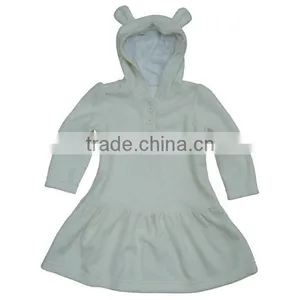 Long Sleeve Warm Cotton Baby Boy Dress Clothes Wholesale Children Clothing With Rabbit Hood Cap by China Supplier thumbnail-1